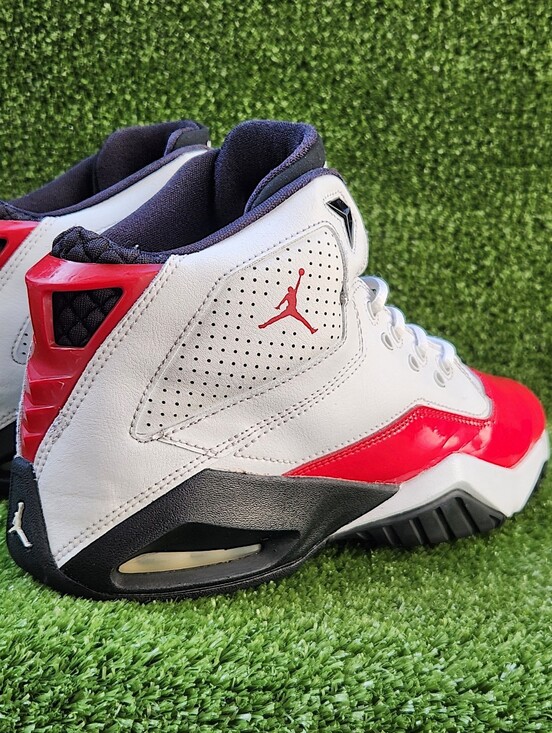 Jordan Other - Nike Air Jordan BLoyal White Red Big Boys Size 7 Athletic Leather Sneakers Shoes